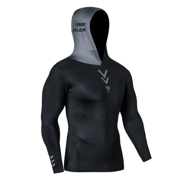 

Рашгард Zrce JFP01 L/S 01, S INT, Черный;серый, JFP01 L/S