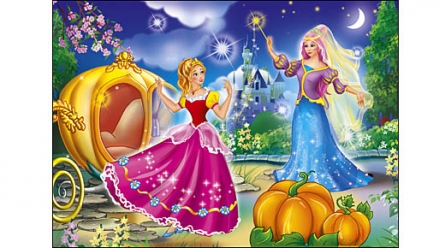 

Пазлы "Золушка", изолон, формат А4, 12 элементов