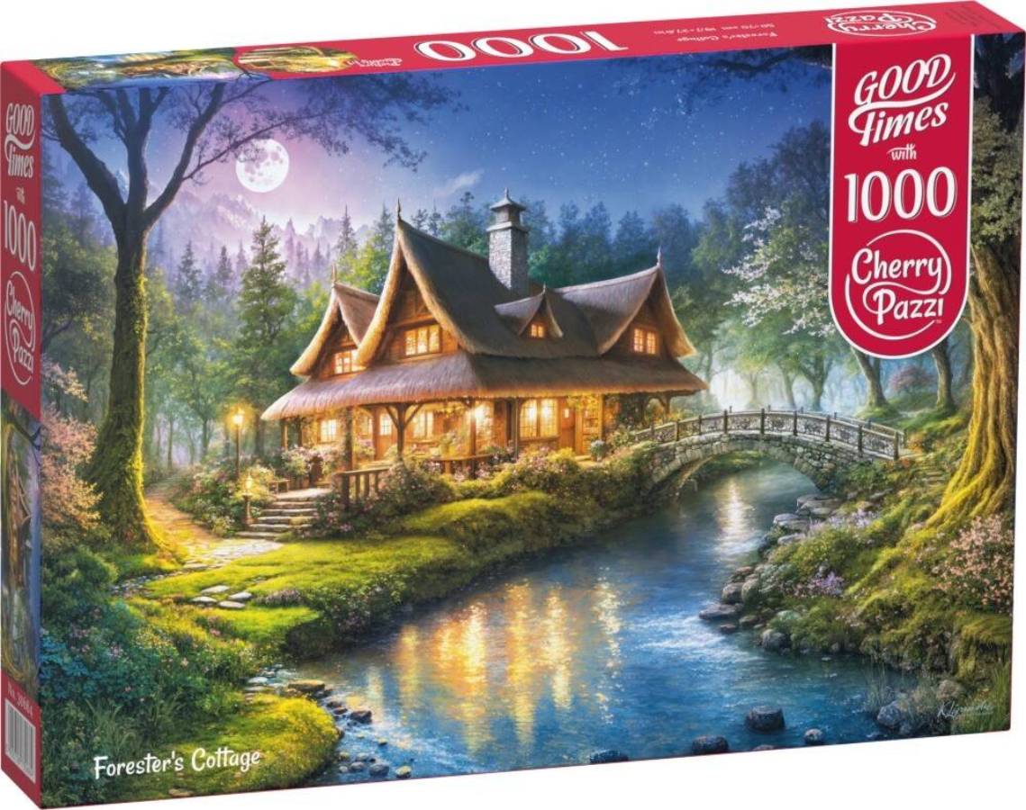 

Пазл Cherry Pazzi 1000 деталей Лесной коттедж, CP1000