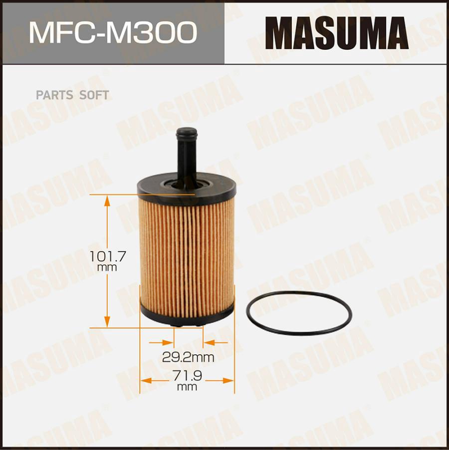 

Фильтр масляный двигателя MASUMA MFCM300