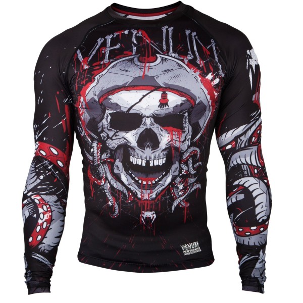 

Рашгард Venum Pirate 3.0 Black/Red L/S, L, Pirate 3.0 Black/Red L/S