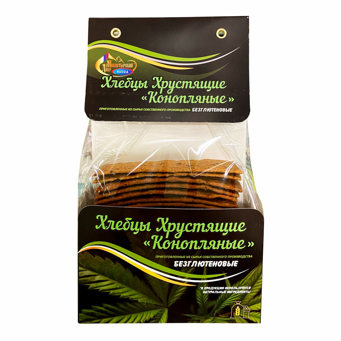 

Хлебцы кукурузно-рисовые Монастырский Двор Конопляные 250 г