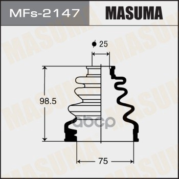 

MASUMA MFS2147 Пыльник ШРУСа MASUMA MFs-2147 (силикон)