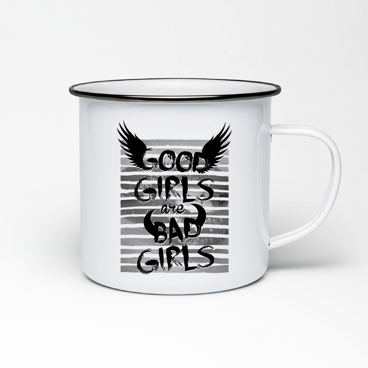 

Кружка металлическая CoolPodarok Good girls are Bad girls