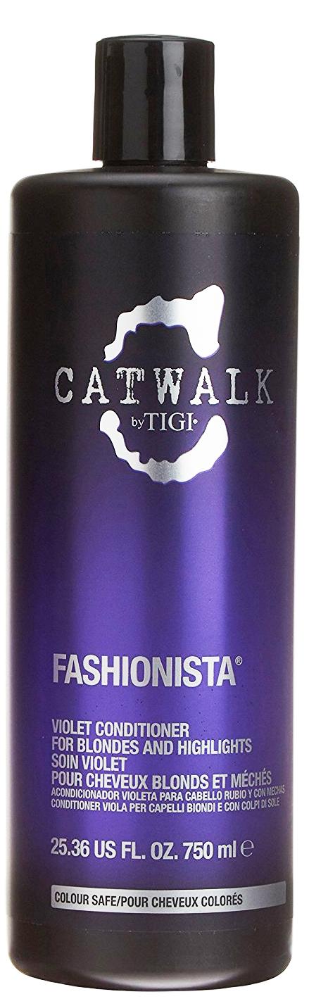 Кондиционер TIGI Catwalk Fashionista Violet для коррекции цвета осветленных волос, 750 мл кондиционер tigi catwalk oatmeal
