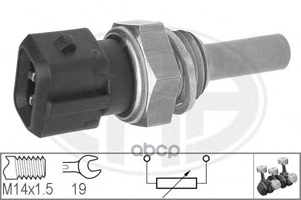 

ERA 330129 Датчик, температура охлаждающей жидкости