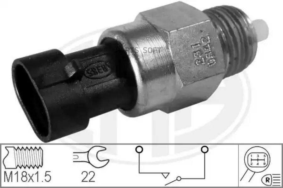 

ERA 330258 Датчик, включение заднего хода FIAT 500