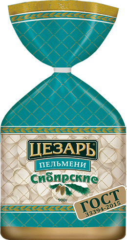 

Пельмени Цезарь Сибирские 900 г