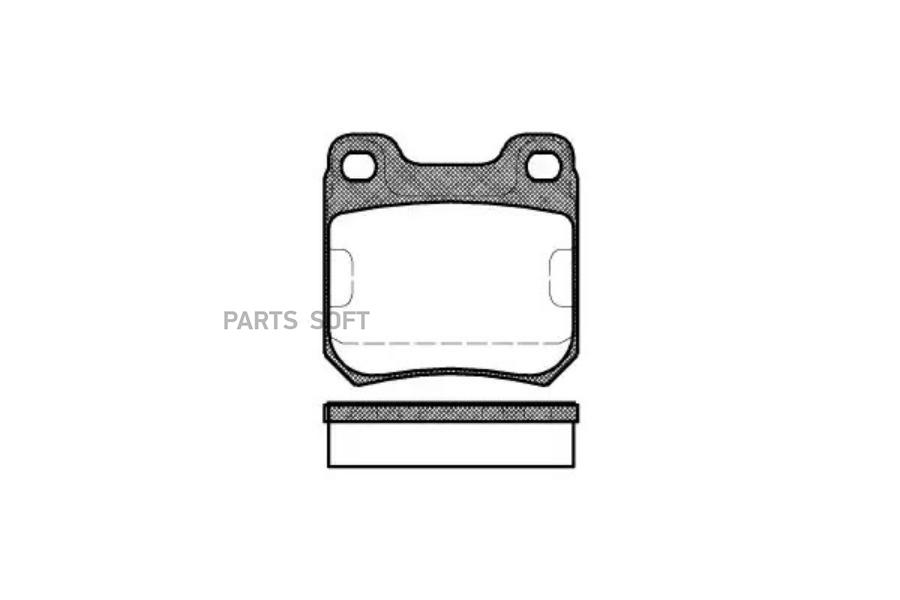 

239 00_=FDB525=571389B колодки дисковые з. Opel Omega A 3.0/Vectra В 1.6-2.2DTi 87-03