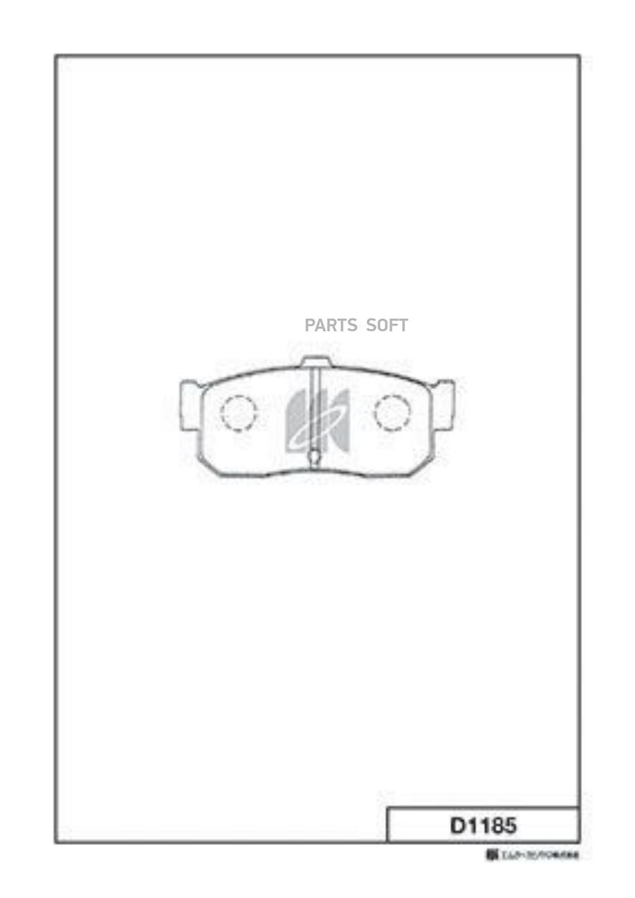 

Колодки Дисковые З.\ Nissan Primera P10/P11 90-02/Maxima 2.0-3.0 91 1Шт