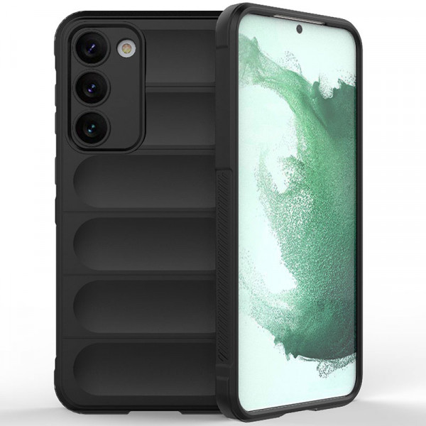 

Противоударный чехол Epik Flex Silicone для Samsung Galaxy S23 Plus с микрофибро, Черный