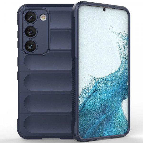 

Противоударный чехол Epik Flex Silicone для Samsung Galaxy S23 с микрофиброй, Синий
