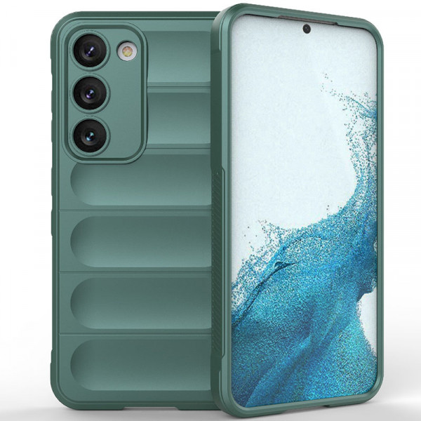 

Противоударный чехол Epik Flex Silicone для Samsung Galaxy S23 с микрофиброй, Зеленый
