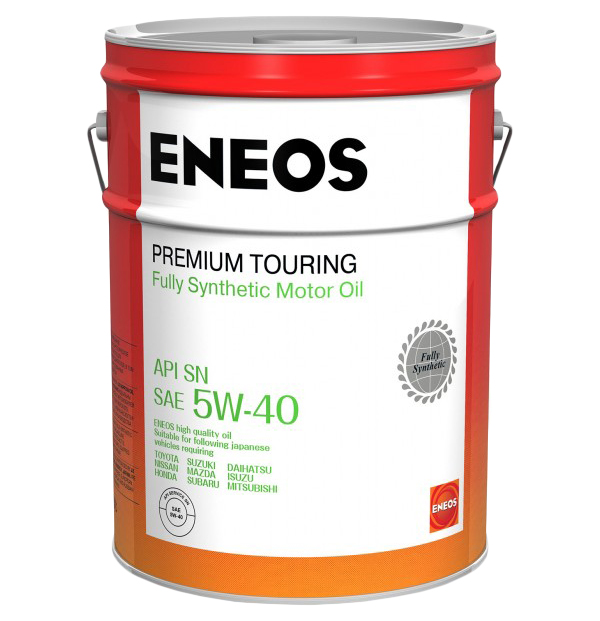 ENEOS Eneos Моторное масло Бен Синт 5W-40 Sn Premium Touring   20 Л.