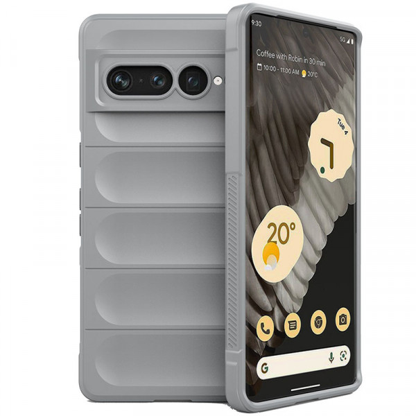 

Противоударный чехол Epik Flex Silicone для Google Pixel 7 Pro с микрофиброй, Серый