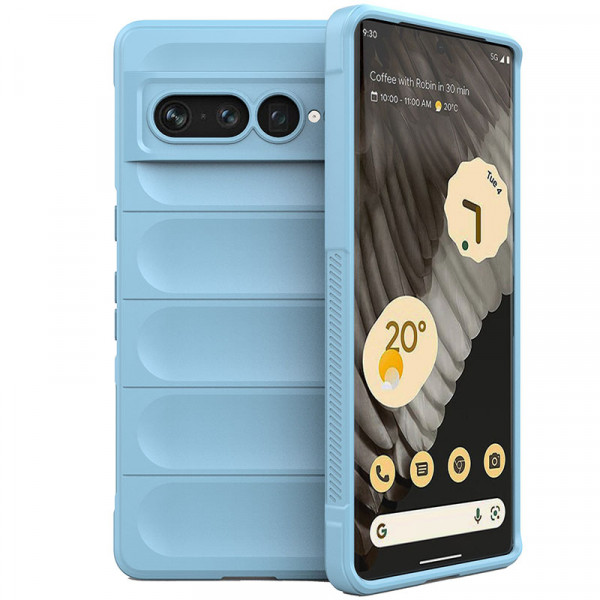 

Противоударный чехол Epik Flex Silicone для Google Pixel 7 Pro с микрофиброй, Голубой
