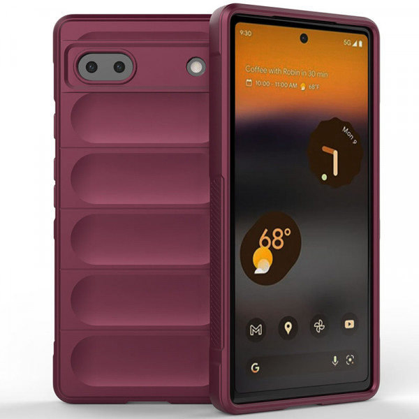 

Противоударный чехол Epik Flex Silicone для Google Pixel 6a с микрофиброй, Бордовый