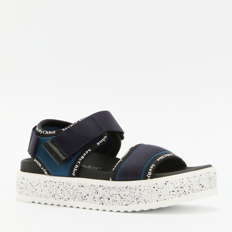 

Сандалии женские See by Chloe SB42000B синие 39 EU, Синий, SB42000B