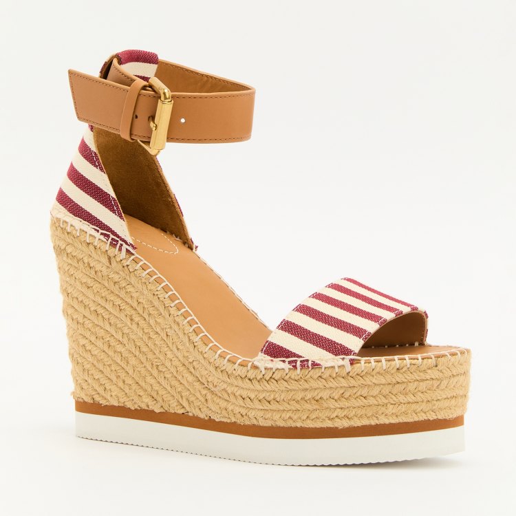 

Эспадрильи женские See by Chloe SB26152 бордовые 40 EU, Бордовый, SB26152