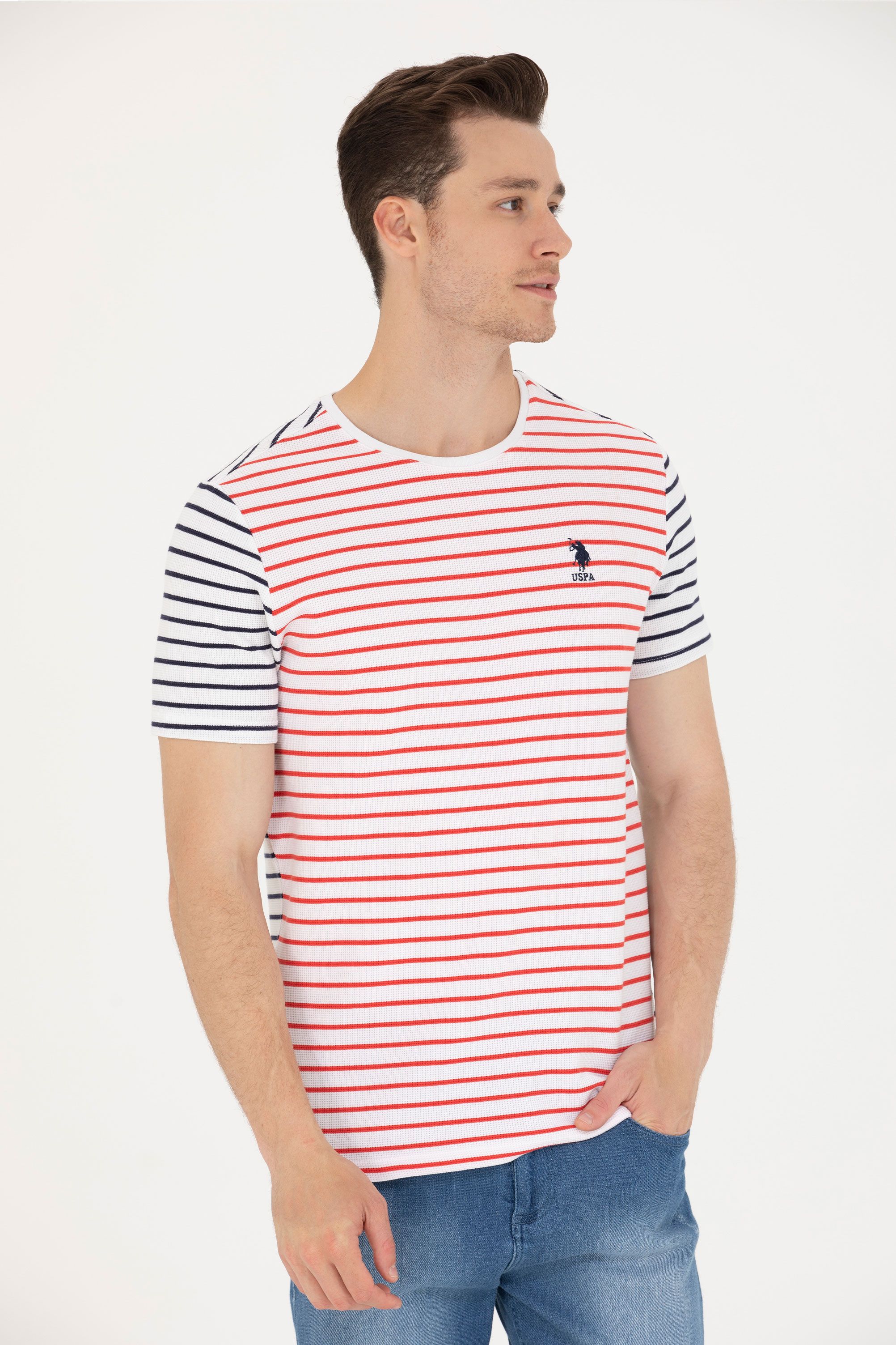 

Футболка мужская US Polo Assn G081SZ0110GROS красная L, Красный, G081SZ0110GROS