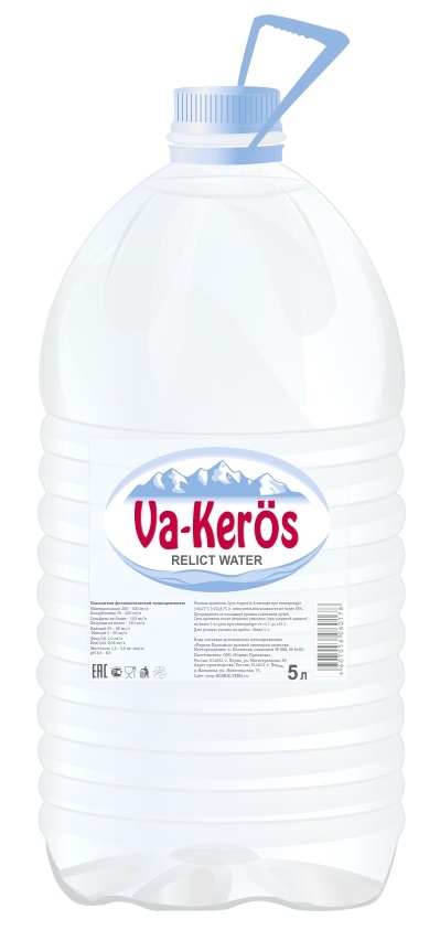 

Вода питьевая Родник Прикамья Va-Keros реликтовая негазированная 5 л