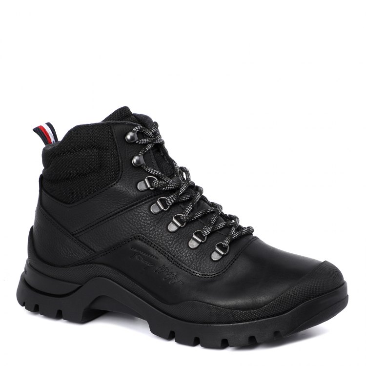 фото Мужские ботинки tommy hilfiger corporate outdoor boot fm0fm03057 черный р.41 eu