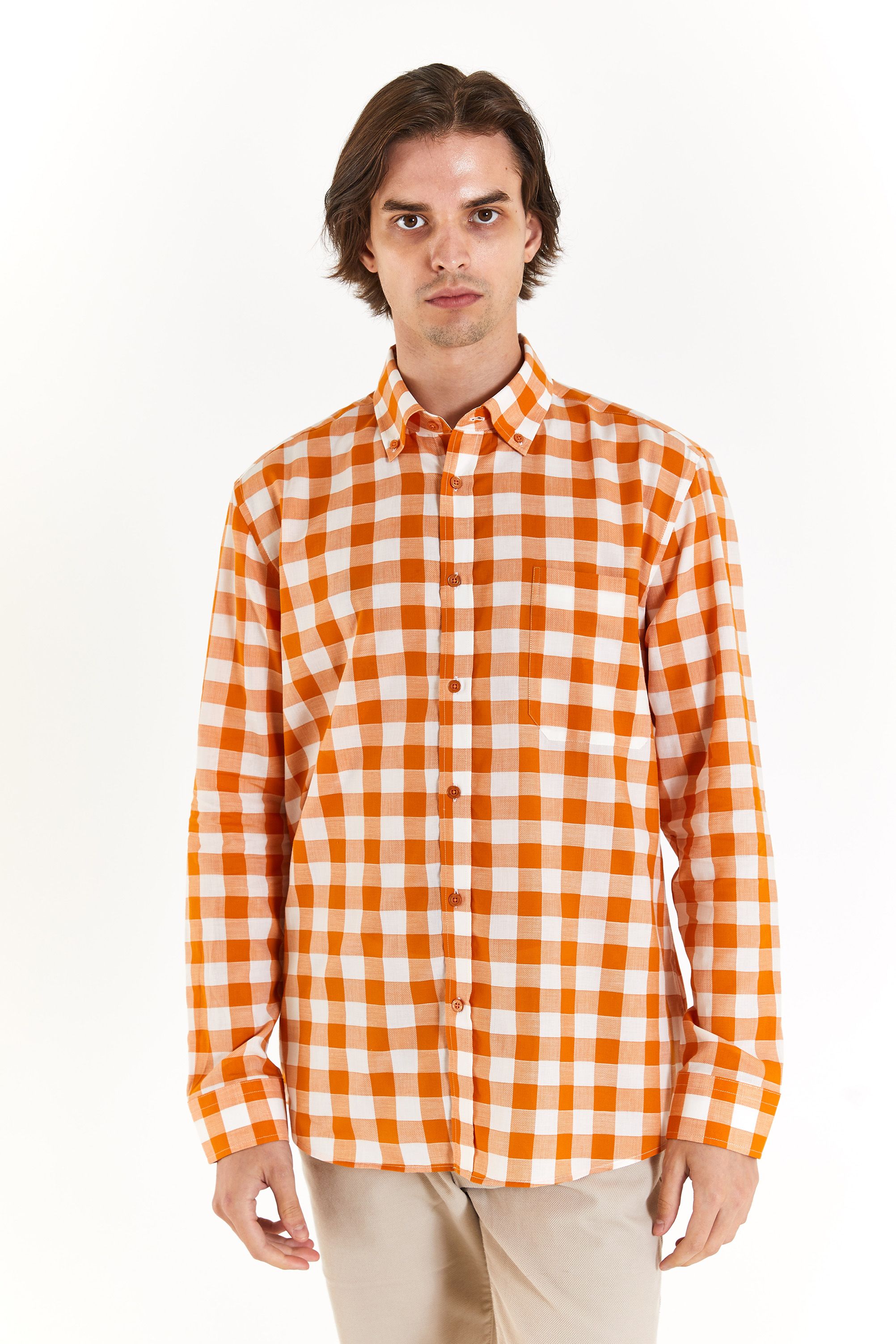 

Рубашка мужская U.S. POLO Assn. G081GL0040SOLDI оранжевая XL, Оранжевый, G081GL0040SOLDI