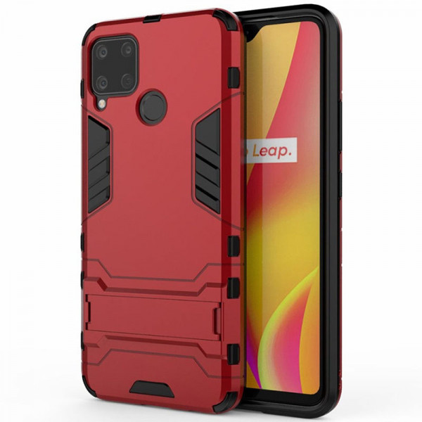 

Противоударный чехол Epik Transformer для Realme C15/C25/C25s, Красный