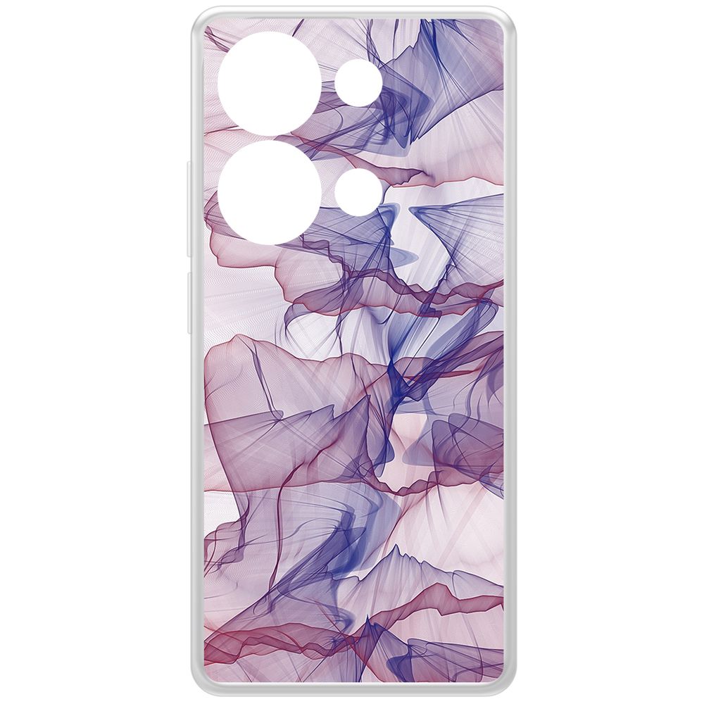 

Чехол-накладка Krutoff Clear Case Абстракт 15 для Xiaomi Poco M6 Pro 4G, Прозрачный