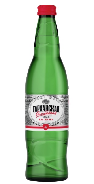 

Вода минеральная Тарханская самородная № 4 газированная 0,5 л
