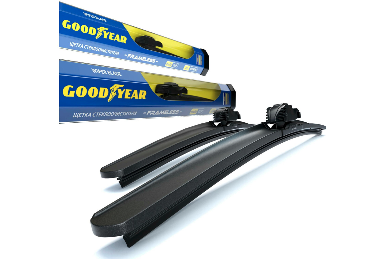 

2 щётки стеклоочистителя GOODYEAR (60см+53см)