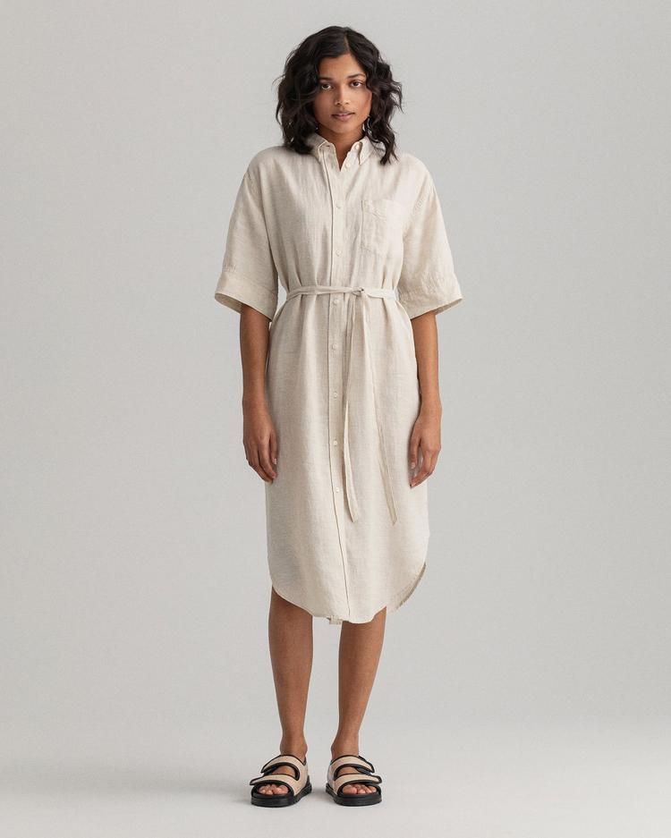 

Платье женское GANT 4503178 бежевое 38 EU, Бежевый, 4503178