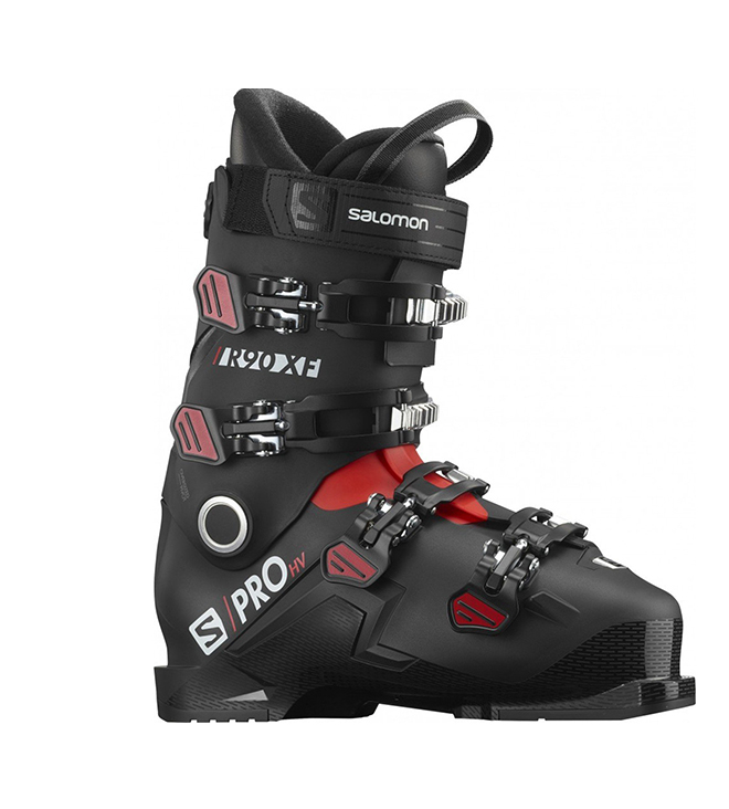 фото Горнолыжные ботинки salomon s/pro hv 90 r xf black/red/white (20/21) (29.5)