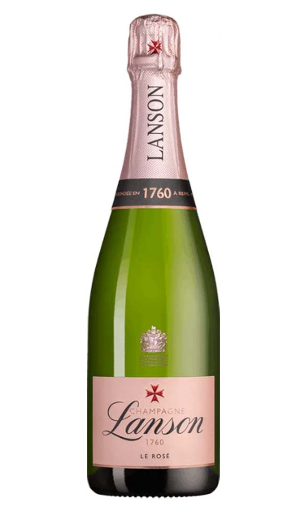 фото Игристое вино lanson le rose brut champagne aoc (gift box)