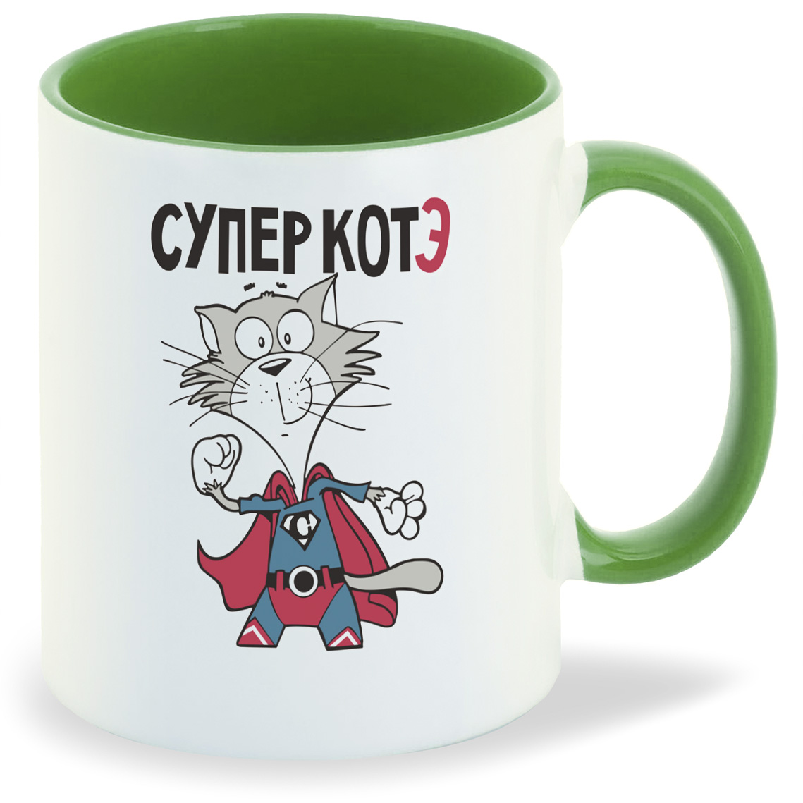 

Кружка CoolPodarok Супер котэ (Кот супермен), Супер котэ (Кот супермен)