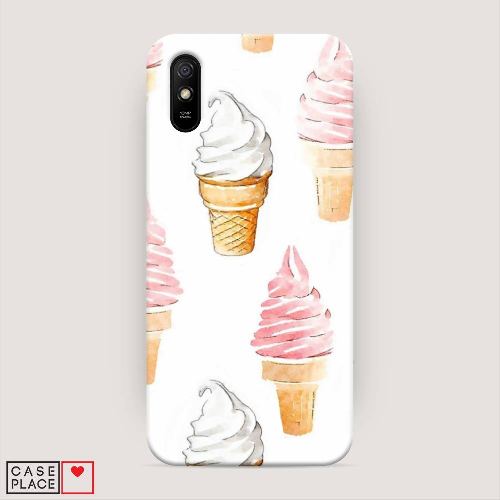 

Пластиковый чехол "Нарисованное мороженое" на Xiaomi Redmi 9A, 38920-7