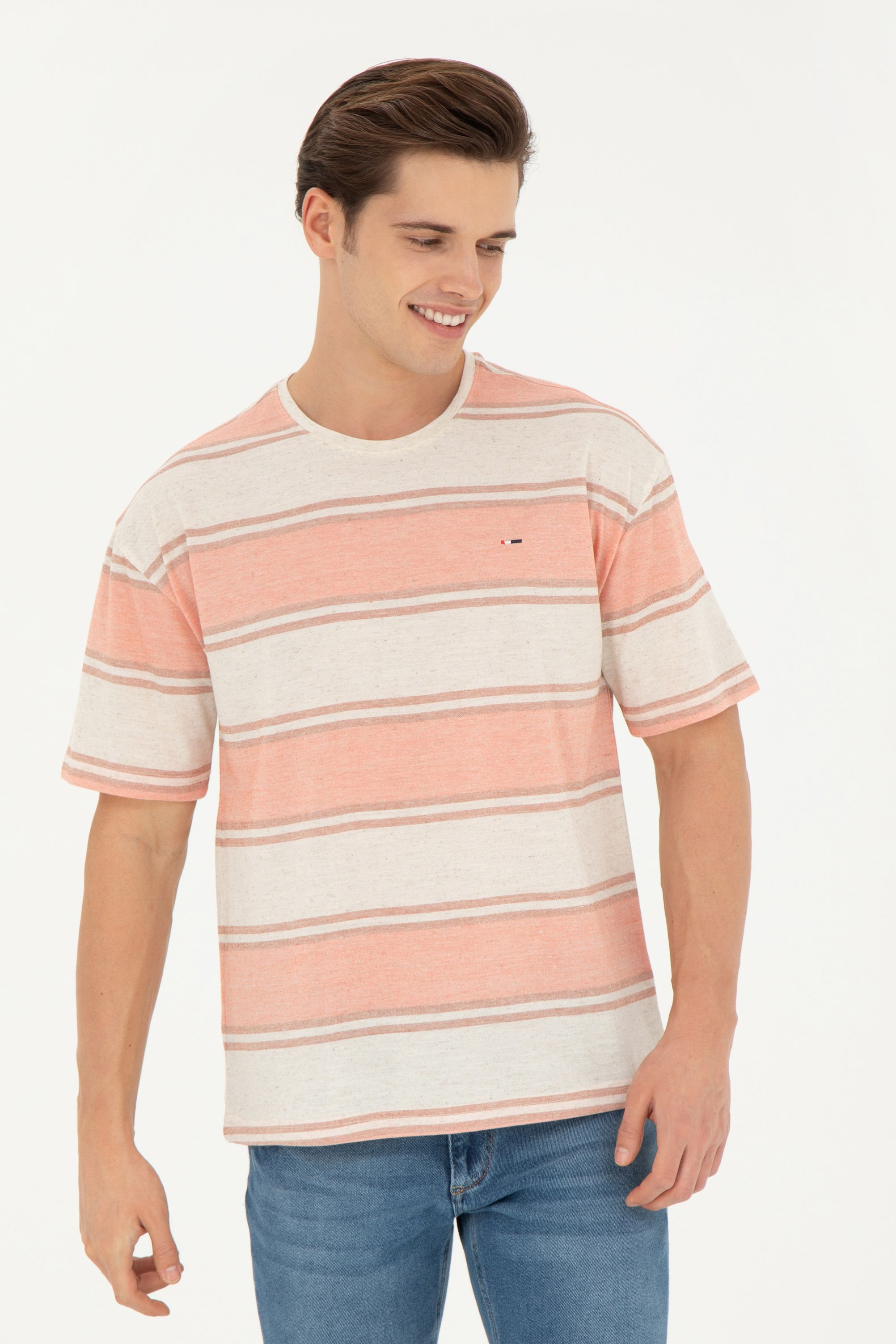 

Футболка мужская US Polo Assn G081SZ0110AFKA бежевая XS, Бежевый, G081SZ0110AFKA