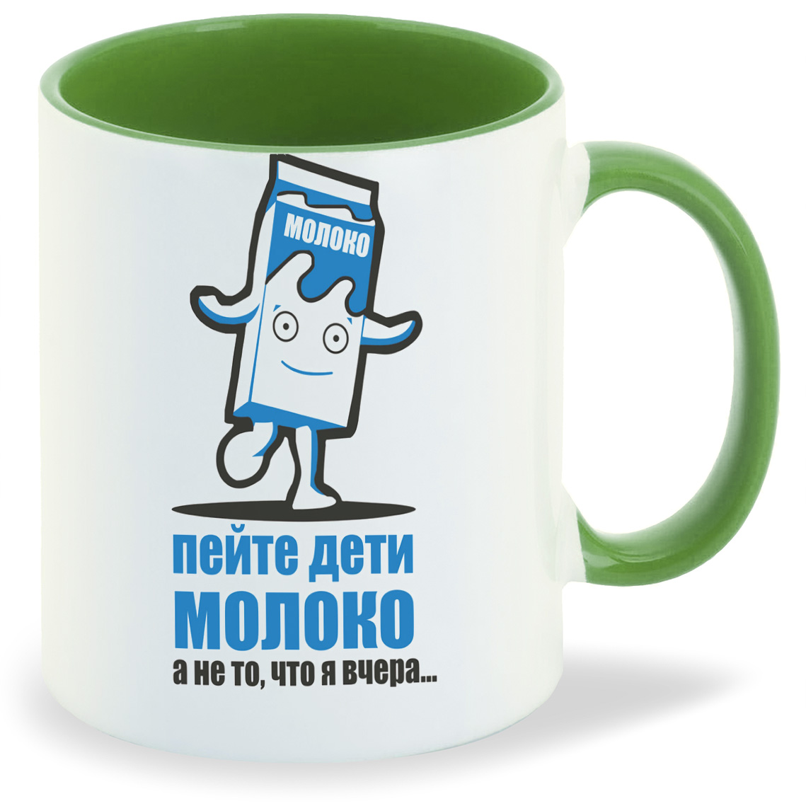 

Кружка CoolPodarok Пейте дети молоко а не то что я вчера (Пакет молока), Пейте дети молоко а не то что я вчера (Пакет молока)