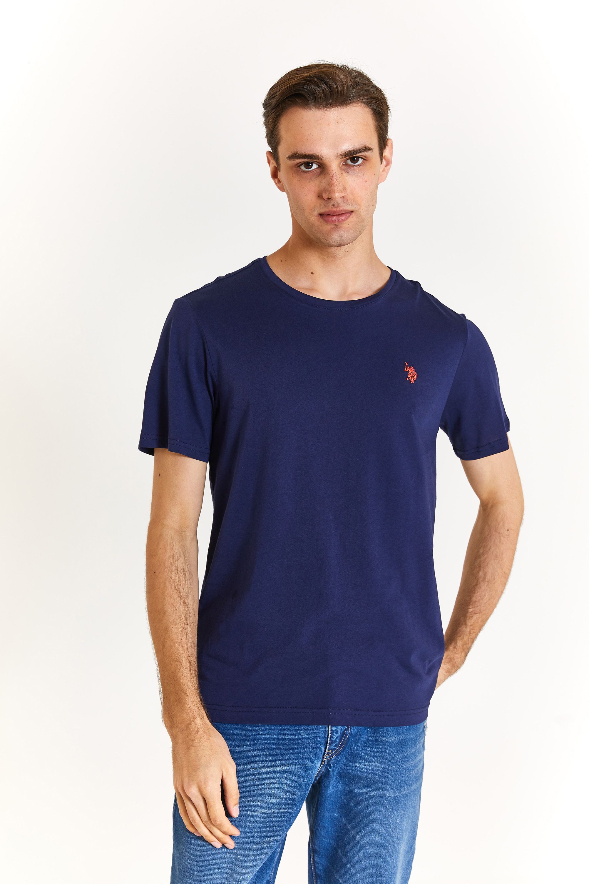 

Футболка мужская U.S. POLO Assn. G081GL0110GTS01IY024 синяя XL, Синий, G081GL0110GTS01IY024