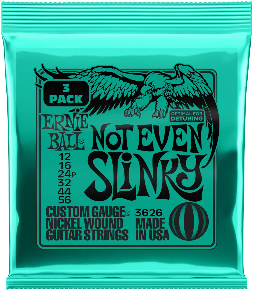 

ERNIE BALL 3626 Nickel Slinky Not Even 3 Pack 12-56 - Струны для электрогитары