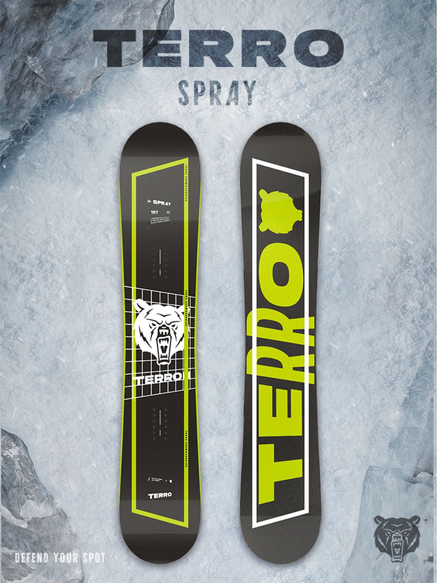 

Сноуборд TERRO - SPRAY 24/25 163, Черный;зеленый, SPRAY24/25