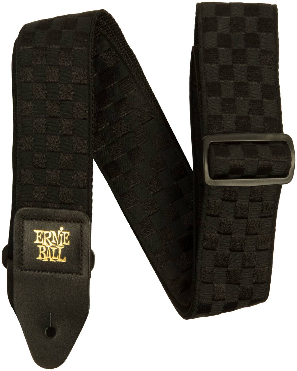 ERNIE BALL 5341 Jacquard Black Checkers - Ремень для гитары