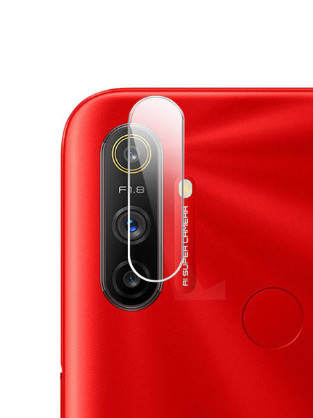 

Гибридное защитное стекло Brozo на камеру Realme C3, Realme C3