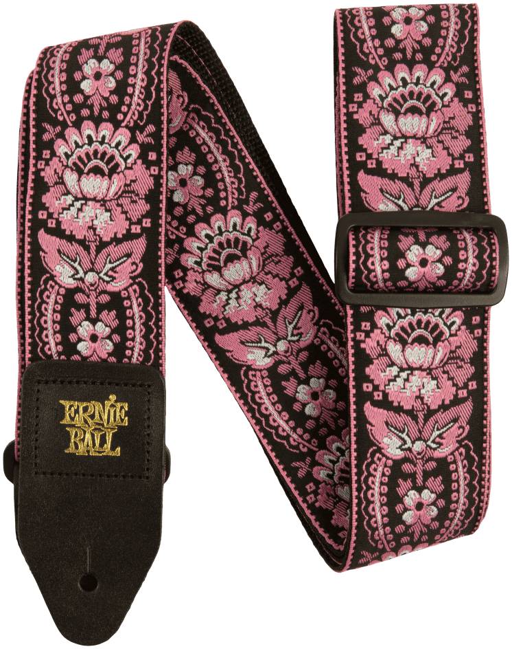 

ERNIE BALL 5347 Jacquard Pink Orleans - Ремень для гитары, Разноцветный