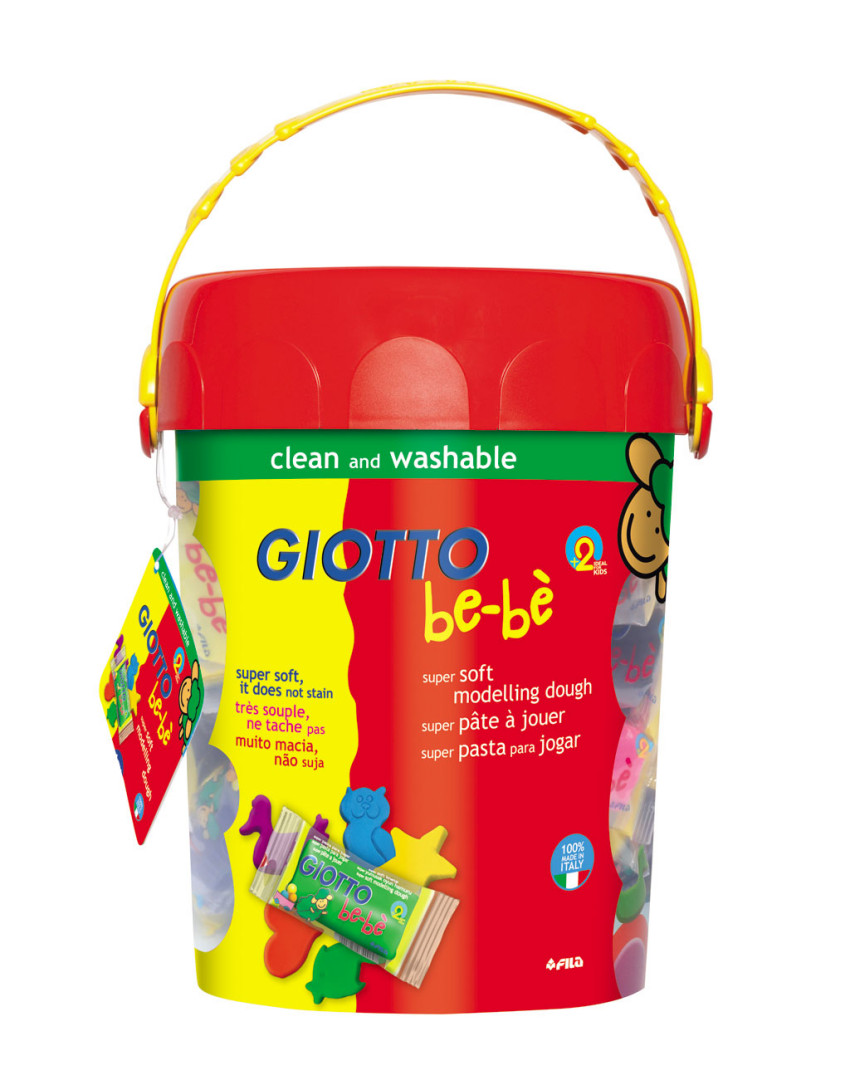 

Масса для лепки "Giotto Be-Be", 12 цветов по 50 грамм