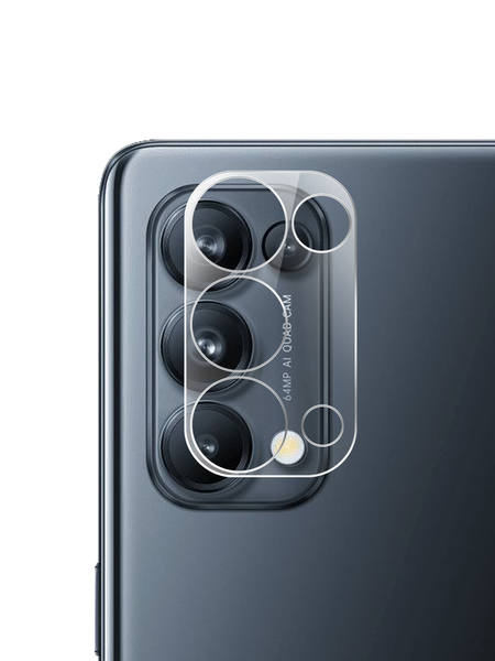 

Гибридное защитное стекло Brozo на камеру OPPO Reno 5, OPPO Reno 5