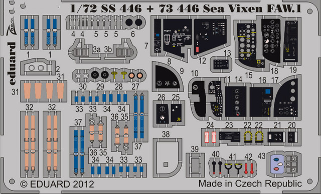 

Eduard Фототравление для Sea Vixen FAW.2 SS551, SS551
