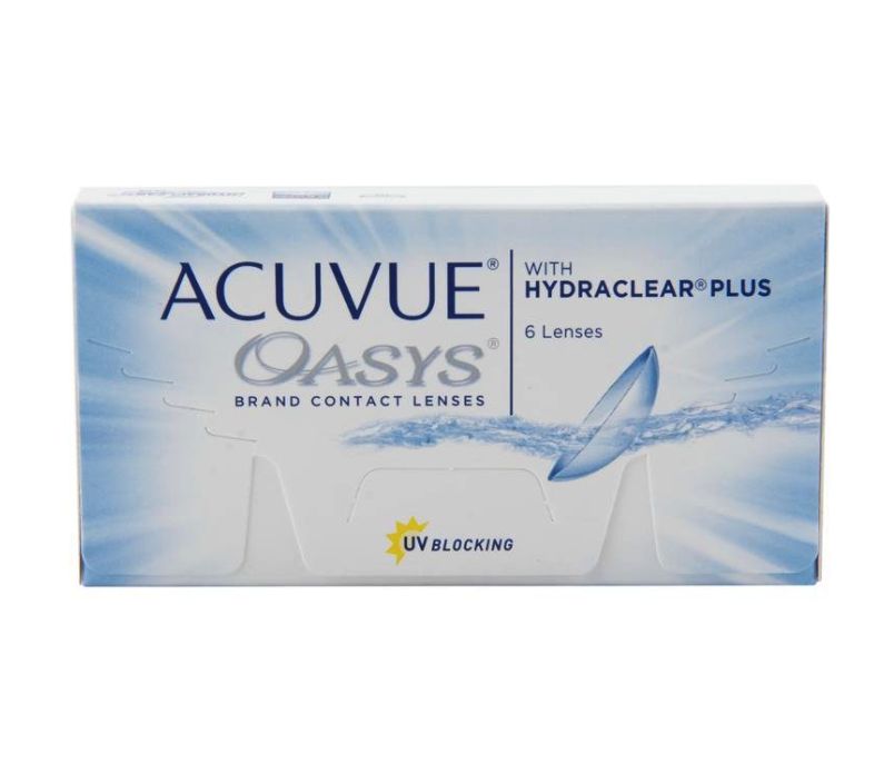 Купить Oasys 6 линз + Biotrue, Acuvue Oasys (6 линз) + Biotrue 300 мл.(8.4, -5.50)