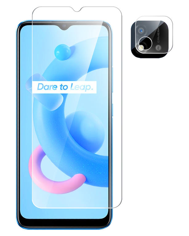 

Гибридное защитное стекло Brozo на экран и камеру Realme C20/ C11 (2021), Realme C20/ C11 (2021)