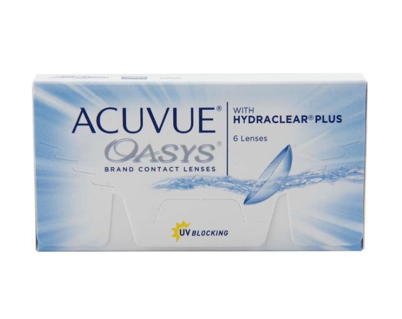 Купить Oasys 6 линз + Biotrue, Acuvue Oasys (6 линз) + Biotrue 300 мл.(8.4, -4.50)